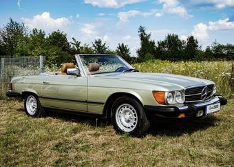 Mercedes SL 380 silberdistel